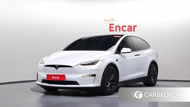Tesla Model X 2023 Белый из Кореи