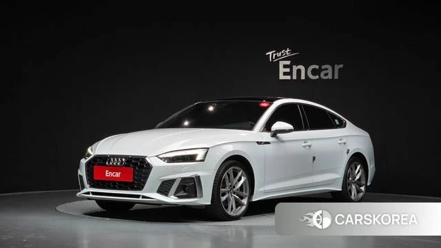 Audi A5 (F5) 2020 Белый из Кореи