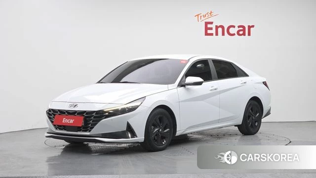 Hyundai Avante (CN7) 2020 Белый из Кореи