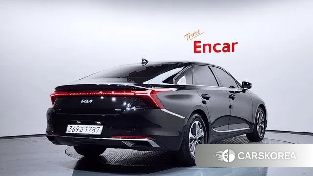 Kia K8 Hybrid 2021 Черный из Кореи