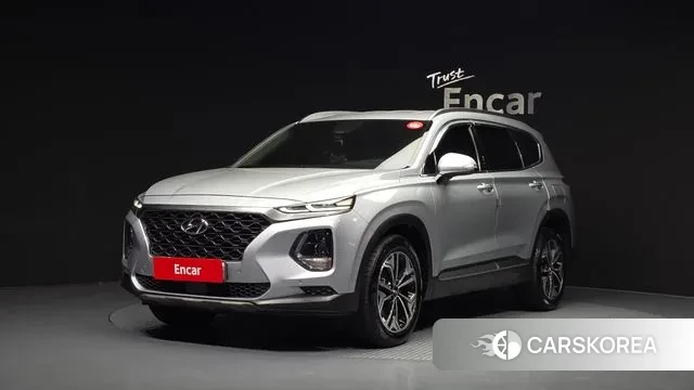 Hyundai Santa Fe TM 2018 Серебристо-серый из Кореи