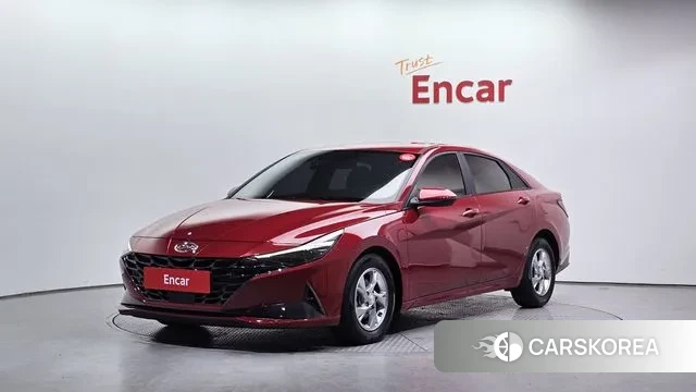 Hyundai Avante (CN7) 2020 Красный из Кореи