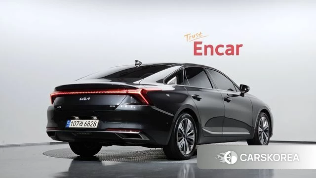 Kia K8 Hybrid 2021 Серый из Кореи