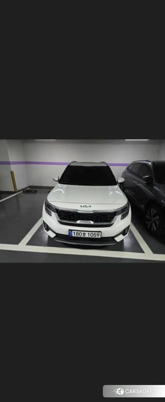 Kia Seltos 2021 Белый из Кореи