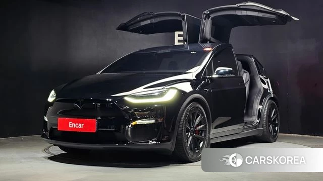 Tesla Model X 2023 Черный из Кореи