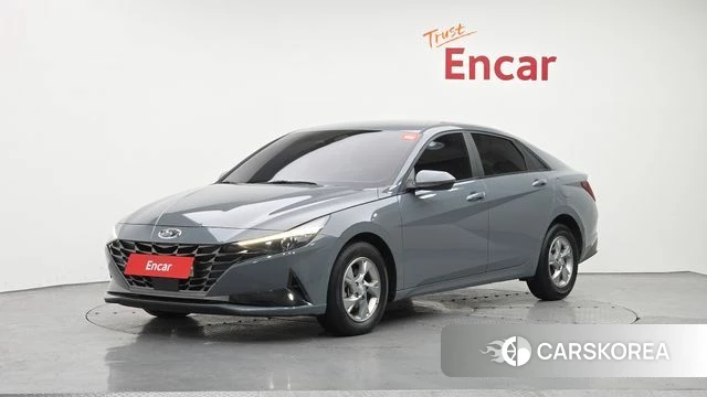 Hyundai Avante (CN7) 2020 Светло-серебряный цвет из Кореи