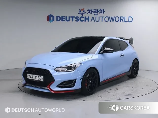 Hyundai Veloster (JS) 2019 Небесно-голубой из Кореи
