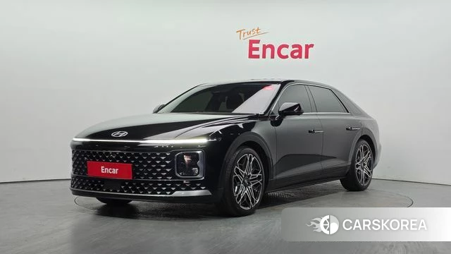 Hyundai Grandeur Hybrid (GN7) 2023 Черный из Кореи