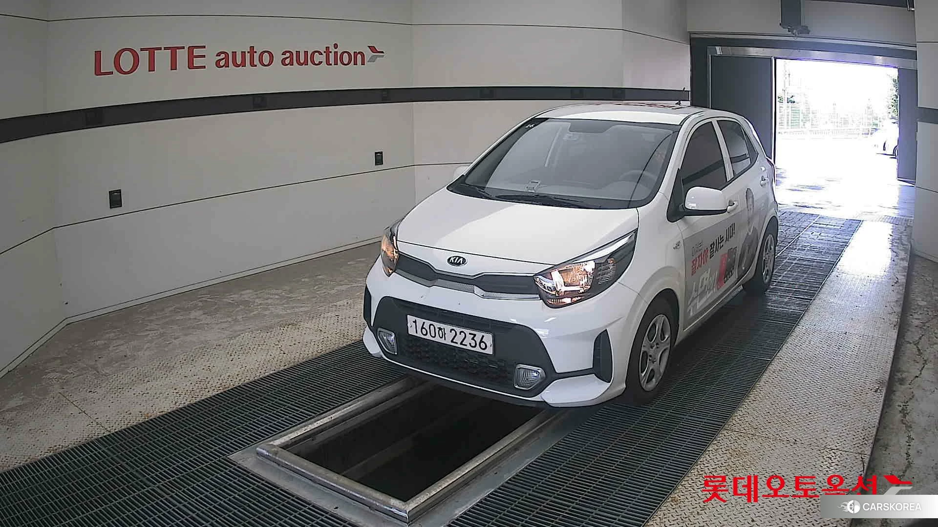 Kia Morning 2021 Clear White из Кореи