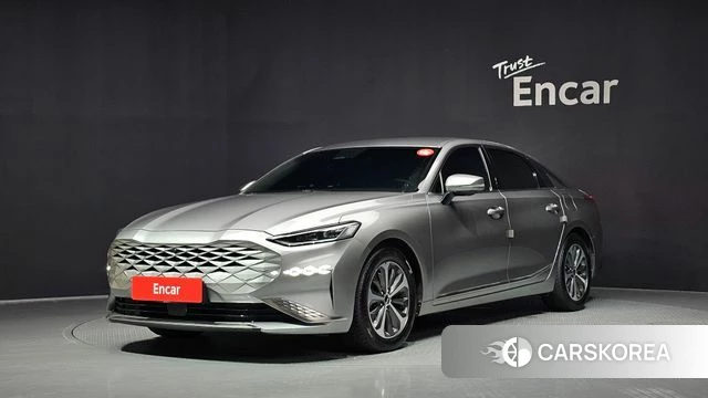 Kia K8 Hybrid 2021 Серебристо-серый из Кореи