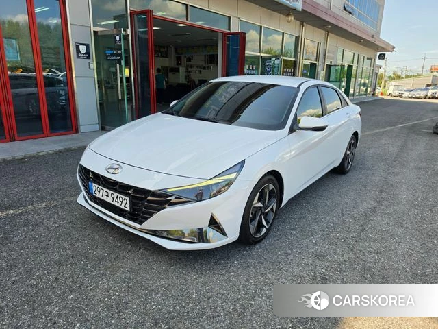 Hyundai Avante (CN7) 2020 Белый из Кореи
