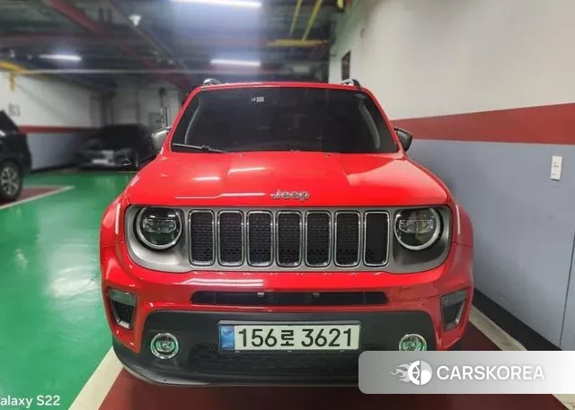 Jeep Renegade 2021 Красный из Кореи