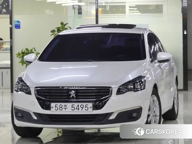 Peugeot 508 2018 Белый из Кореи
