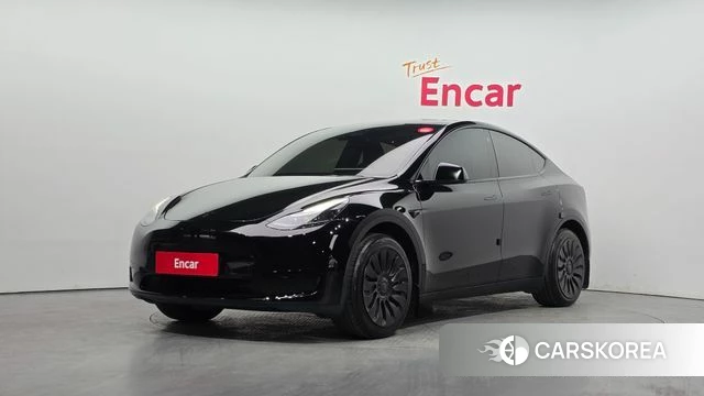 Tesla Model Y 2023 Белый из Кореи
