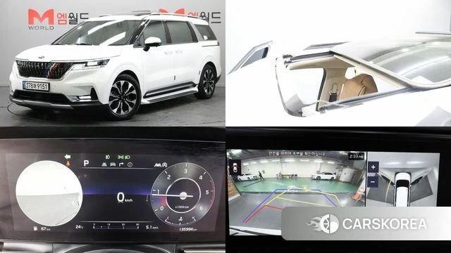 Kia Carnival 4th generation 2021 Белый из Кореи