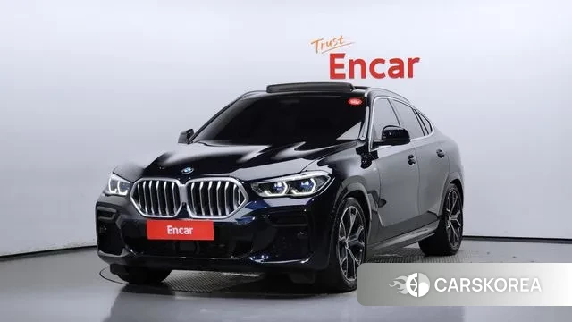 BMW X6 (G06) 2023 Черный из Кореи