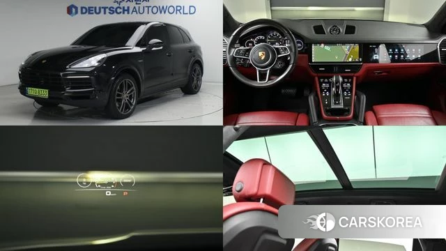 Porsche Cayenne (PO536) 2021 Черный из Кореи