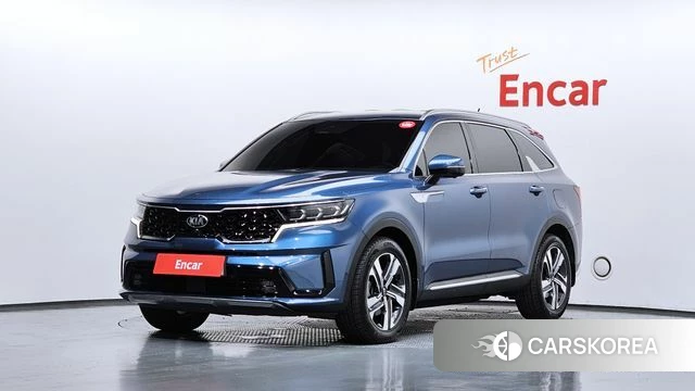 Kia Sorento 4th Generation 2021 Небесно-голубой из Кореи