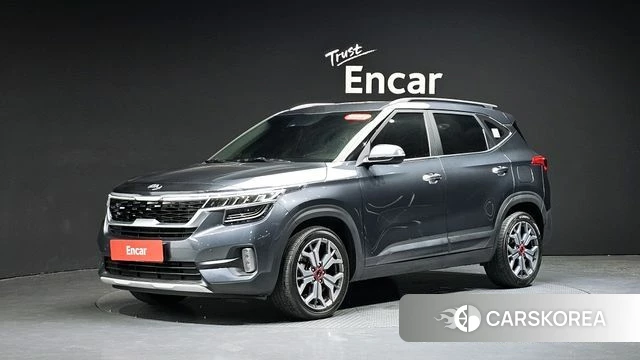 Kia Seltos 2021 Серый из Кореи