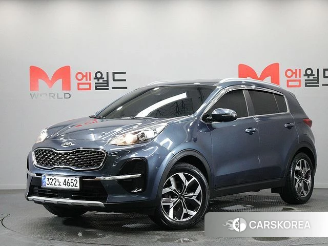 Kia Sportage The Bold 2021 Синий из Кореи