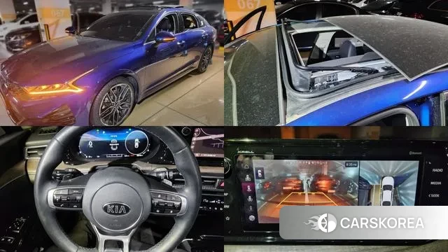 Kia K5 3rd generation 2020 Синий из Кореи