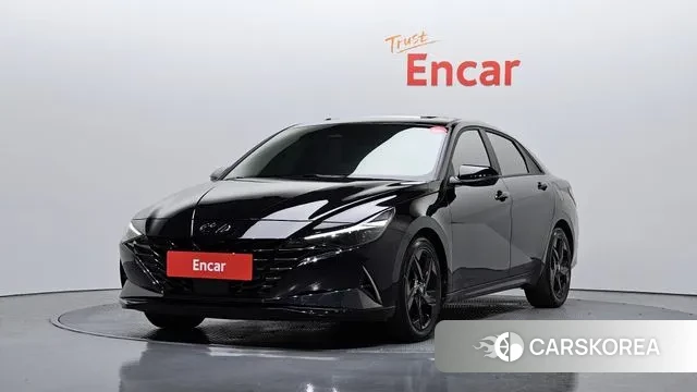 Hyundai Avante (CN7) 2022 Черный из Кореи