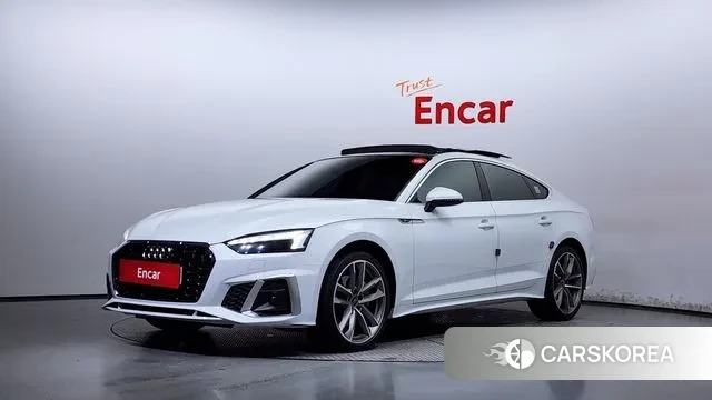 Audi A5 (F5) 2021 Белый из Кореи