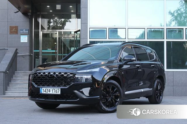 Hyundai The New Santa Fe 2021 Черный из Кореи