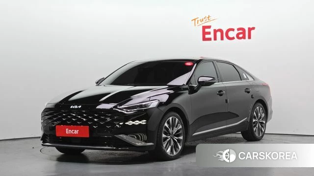 Kia K8 2021 Черный из Кореи