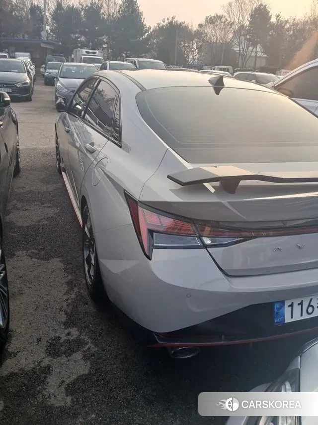 Hyundai Avante (CN7) 2022 Серый из Кореи