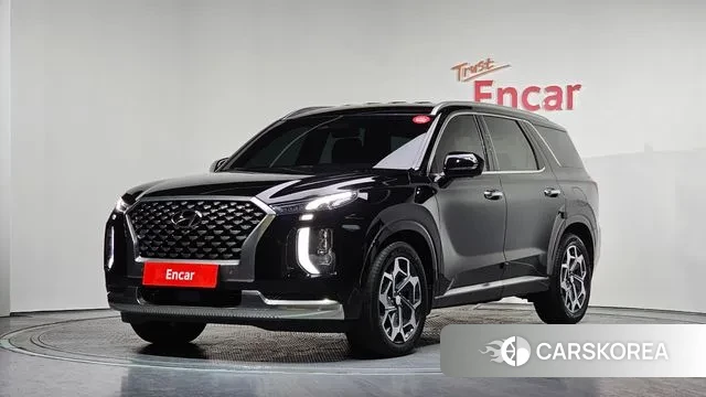Hyundai Palisade 2021 Черный из Кореи