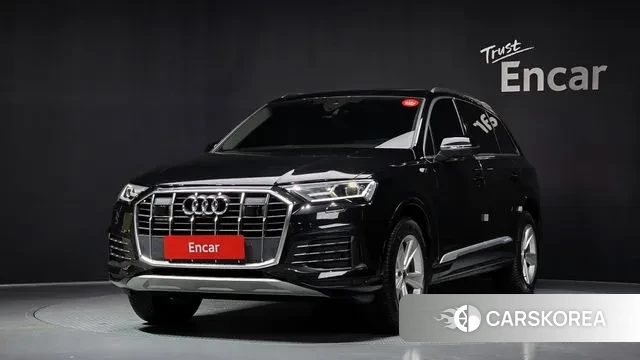 Audi Q7 (4M) 2022 Черный из Кореи