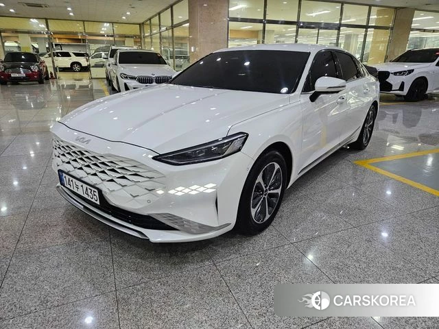 Kia K8 Hybrid 2023 Белый из Кореи