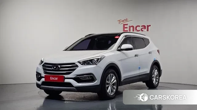 Hyundai Santa Fe The Prime 2018 Белый из Кореи