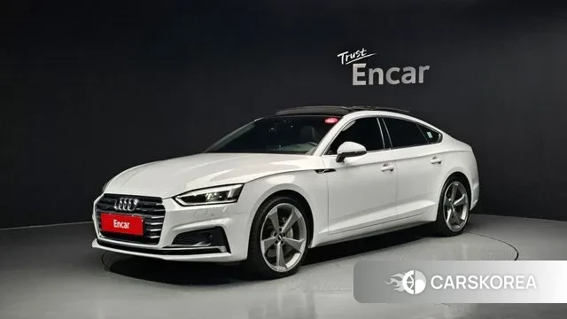 Audi A5 (F5) 2019 Белый из Кореи