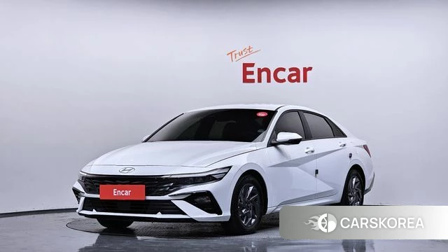Hyundai The New Avante Hybrid (CN7) 2024 Белый из Кореи