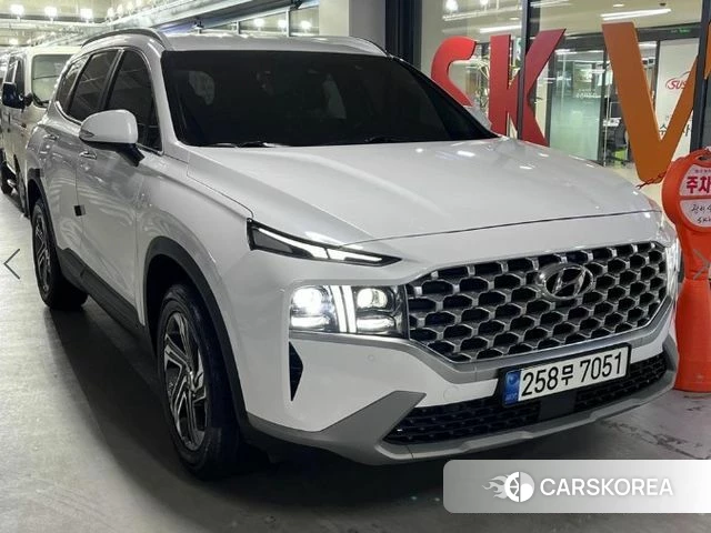 Hyundai The New Santa Fe 2021 Белый из Кореи