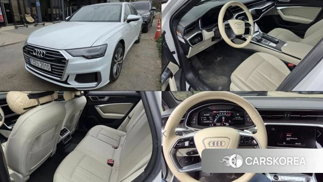 Audi A6 (C8) 2022 Белый из Кореи