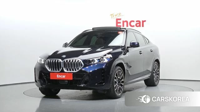 BMW X6 (G06) 2023 Черный из Кореи