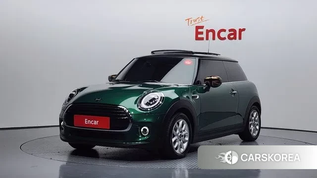 Mini Cooper 2021 Светло-зеленый из Кореи