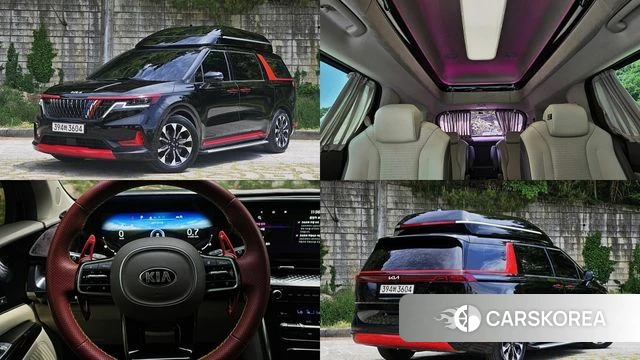 Kia Carnival 4th generation 2021 Черный из Кореи