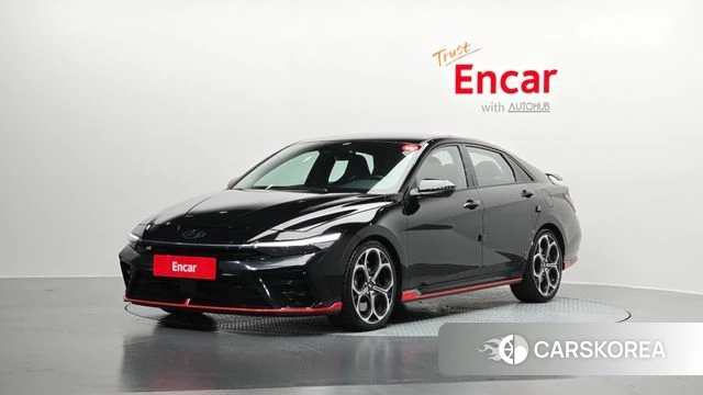 Hyundai The New Avante (CN7) 2025 Черный из Кореи