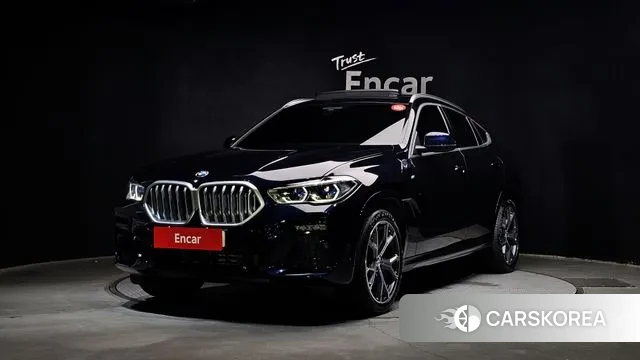 BMW X6 (G06) 2022 Черный из Кореи