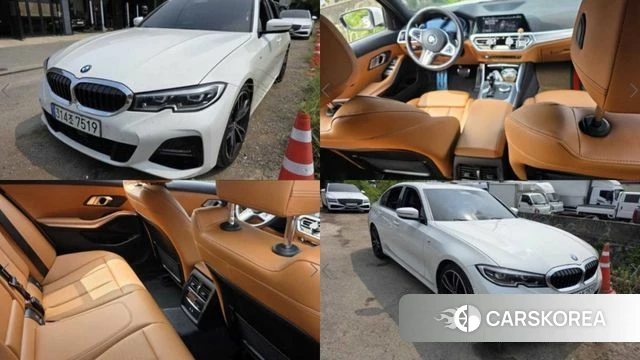 BMW 3 Series (G20) 2022 Белый из Кореи