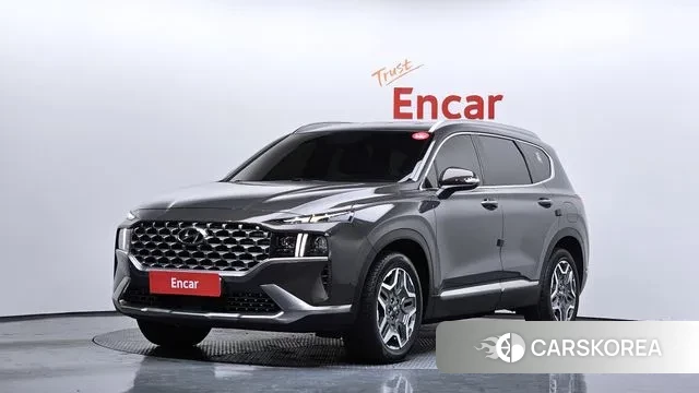 Hyundai The New Santa Fe 2022 Серый из Кореи