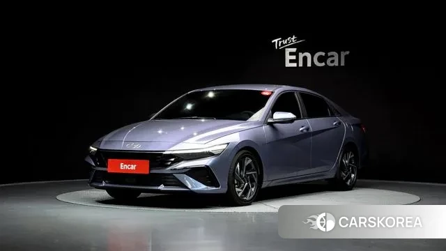 Hyundai The New Avante (CN7) 2023 Небесно-голубой из Кореи