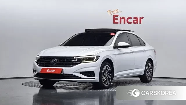 Volkswagen 7th Generation of Jetta 2021 Белый из Кореи