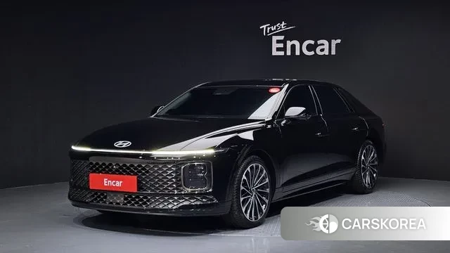 Hyundai Grandeur Hybrid (GN7) 2023 Черный из Кореи