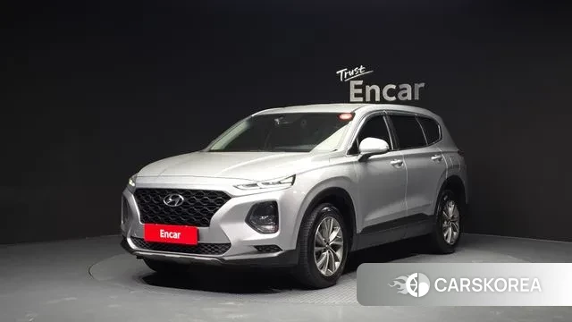 Hyundai Santa Fe TM 2018 Серебристо-серый из Кореи