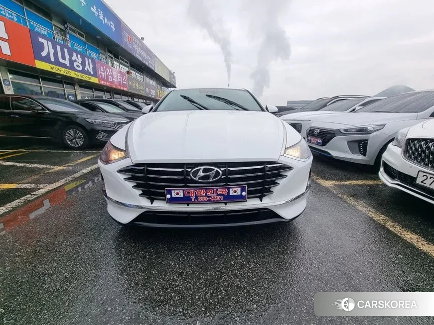 Hyundai Sonata (DN8) 2022 Белый из Кореи